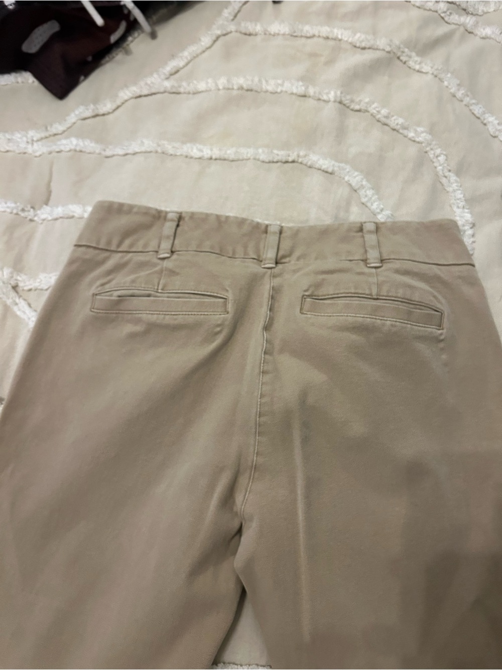 New York & Company Women's Cropped Khaki Chino Pants - Picture 3 of 7